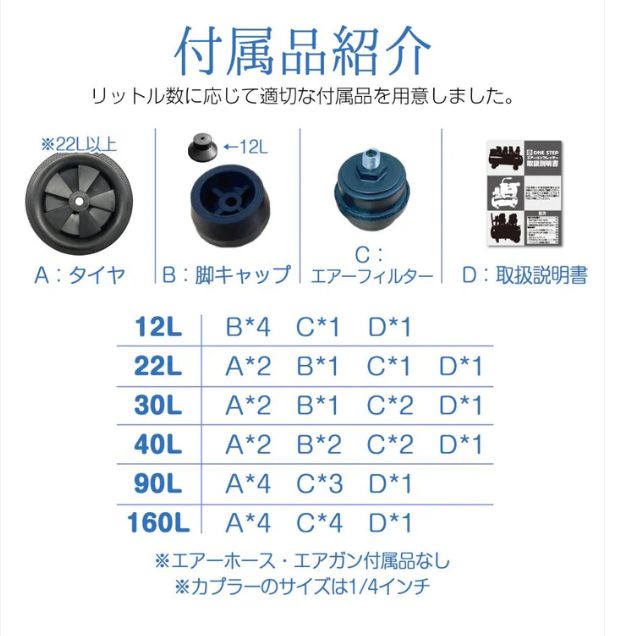 エアーコンプレッサー 100v