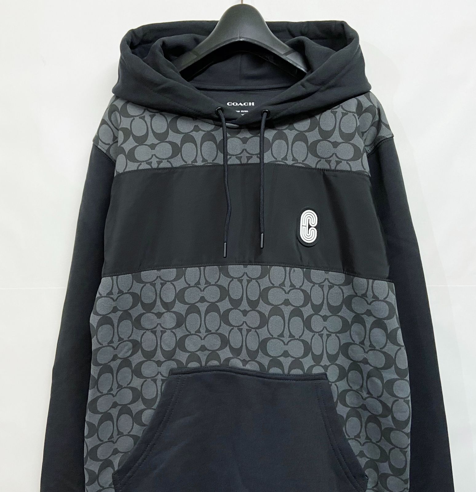 coach スウェット　ロングパーカー HUG.U SALE パーカー ロングパーカー レース スウェット