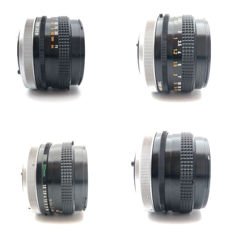 フィルムカメラ Canon AE-1 Silver + FD 50mm F1.8 s.c Canon AE-1 シルバー 一眼レフフィルムカメラ #3330 / Canon FD