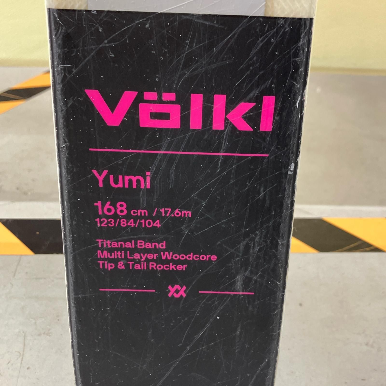 VOLKL フォルクル カービングスキー 168cm Yumi