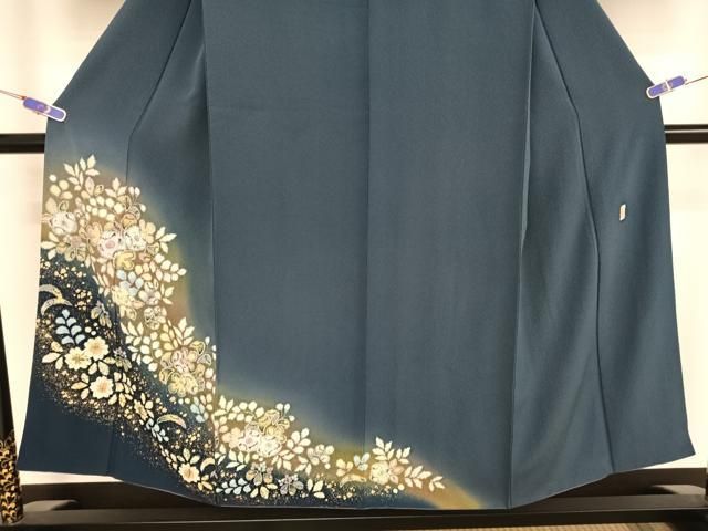 平和屋着物○越後十日町の一流染匠 桐屋・翠山工房 訪問着 辻が花 絞り