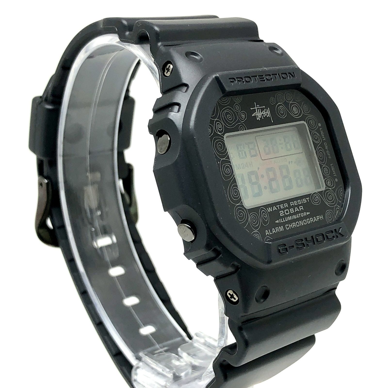 G-SHOCK ジーショック DW-5000ST-1 STUSSY Gショック25周年記念 第3弾 シャネルロゴEL 2008年6月発売 - メルカリ