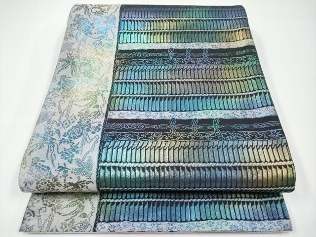 逸品■藤林徳扇作 着物 銀通し やまと 鶴刺繍 GT17 付け下げ訪問着 作家物 藤林徳扇の着物・帯の一覧|京都きもの市場【日本最大級の着物