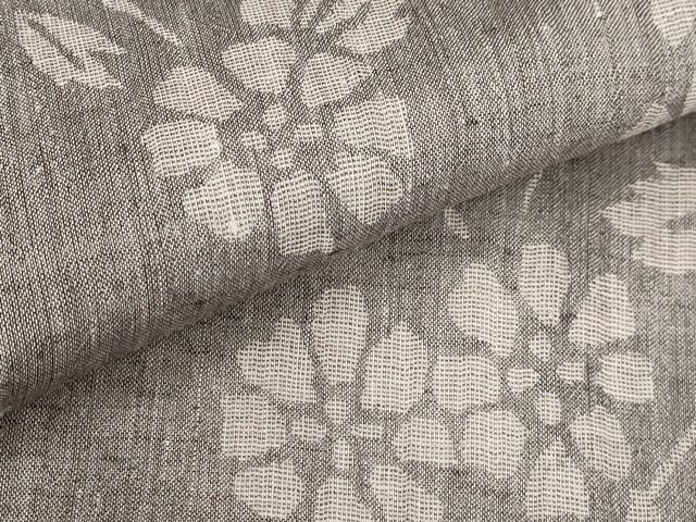 平和屋着物＊夏物 小紋 紗 枝花文 AAAY6774sx - メルカリ