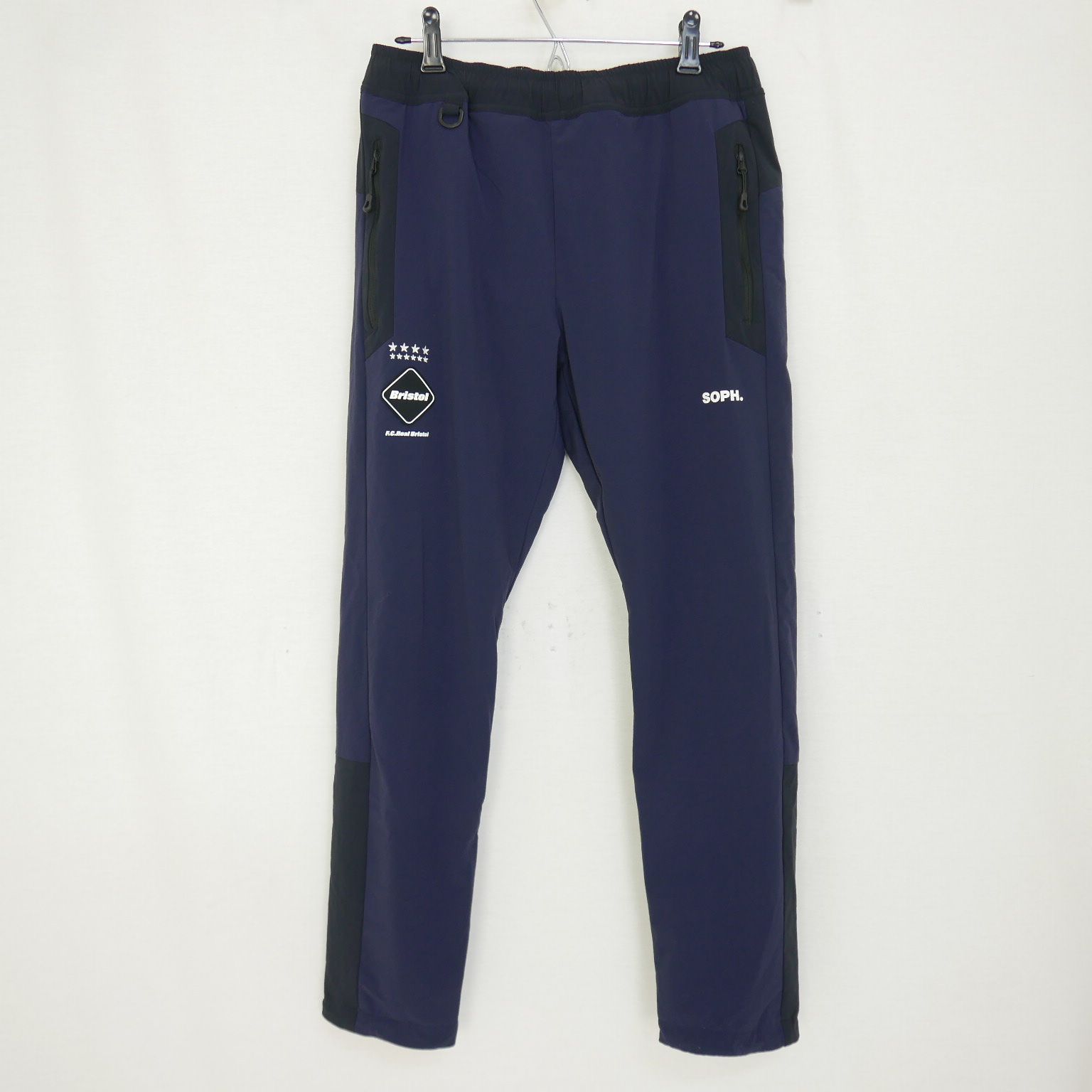 21AW F.C.Real Bristol エフシーレアルブリストル F.C.R.B. LYCRA TRACK PANTS メンズ ボトム ナイロン  パンツ 紺NAVY S FCRB-212057 - メルカリ