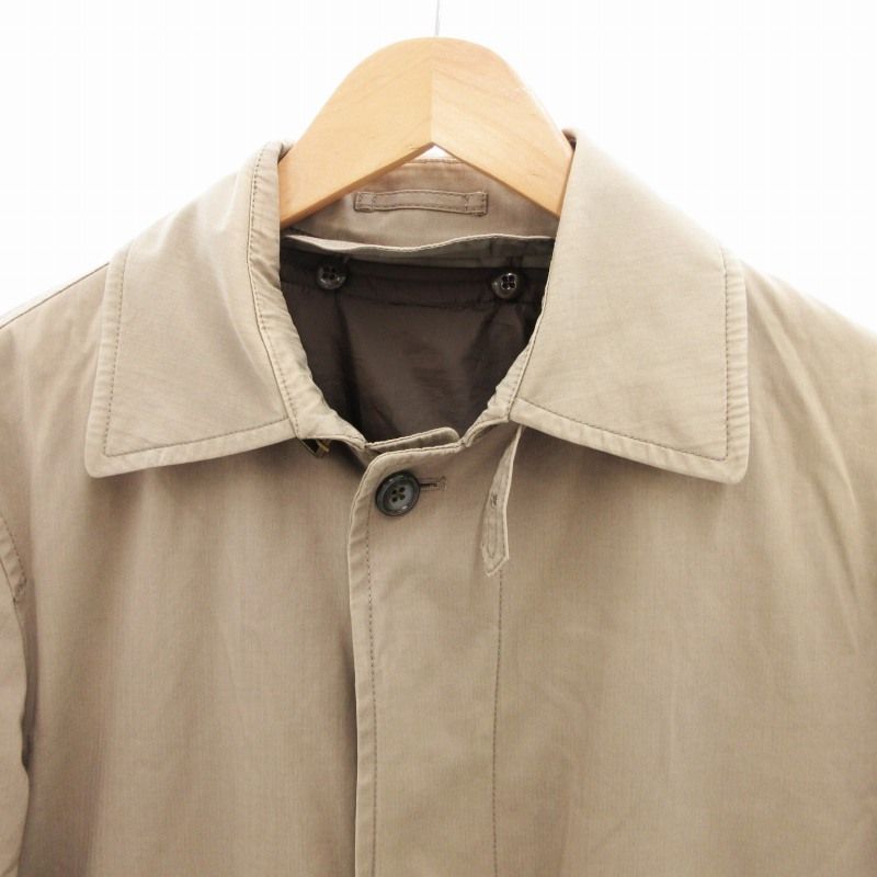 バーニーズニューヨーク ステンカラーコート メンズ 定価12万