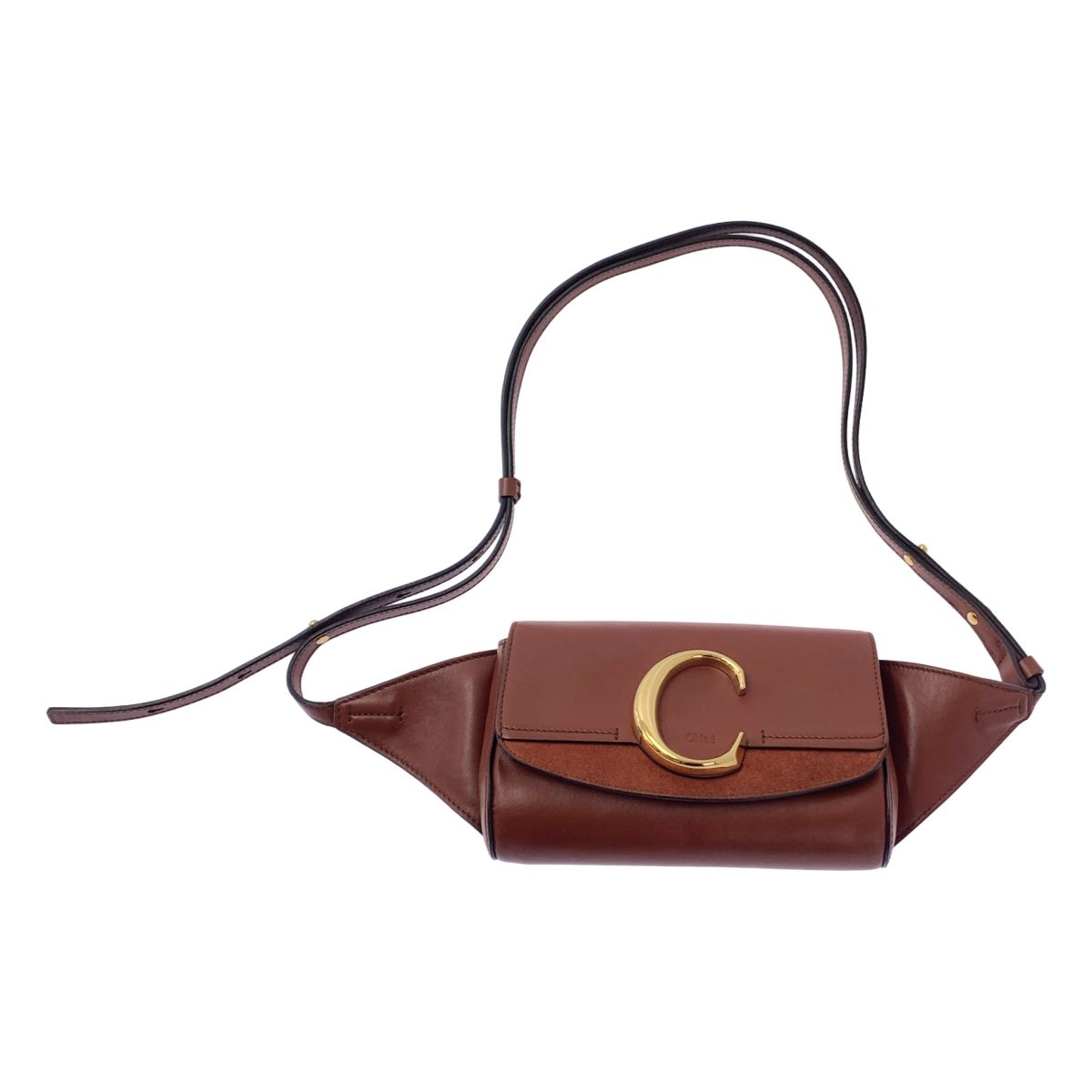 Chloe | クロエ | C シー | ベルト ボディ ショルダー バッグ | ブラウン | レディース