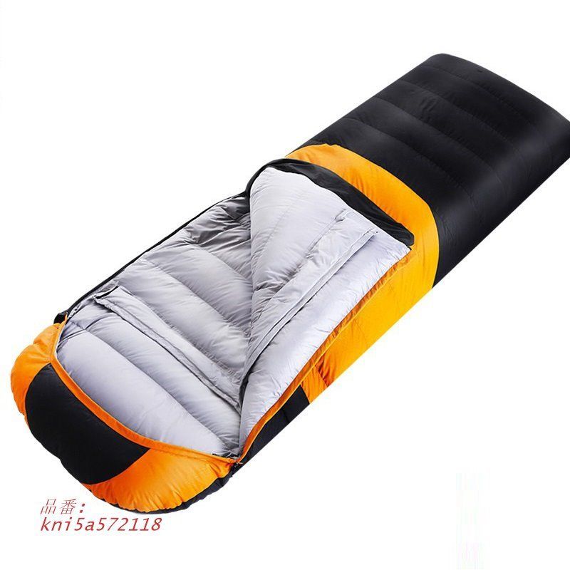 寝袋 シュラフ封筒型 軽量 保温 防水 スリーピングバッグ 防災用 車中泊 コンパクト 避難用 春夏秋冬 ドライクリーニング可 収納パック付き 登山 kni5a572118