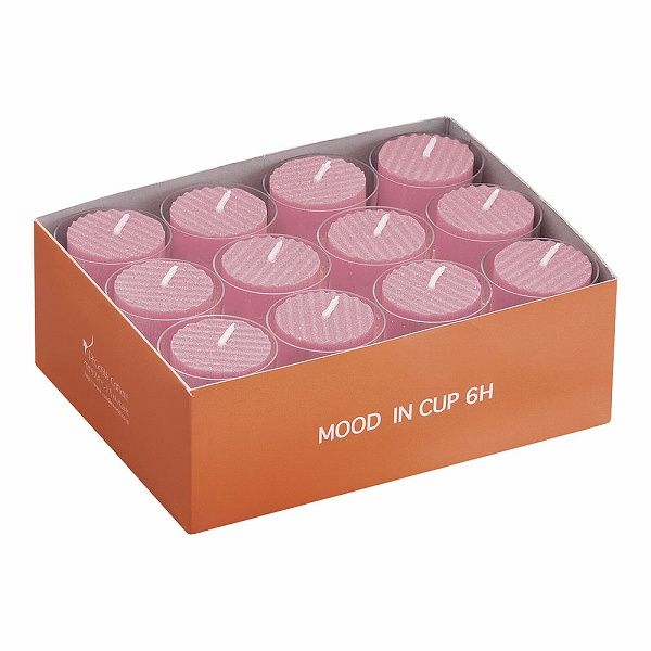 ムラエ(Murae) カップ入 カラーキャンドルローソク ピンク 入数：1箱(24個入) PKYJ503