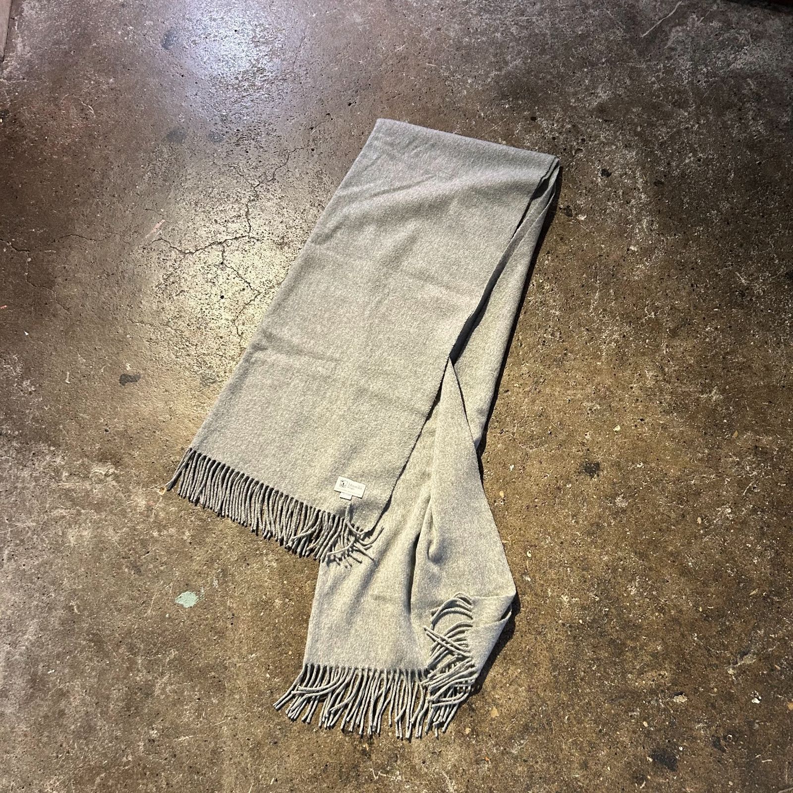 ジョンストンズ オブ エルガン カシミヤ100％マフラー 25×180 新タグ