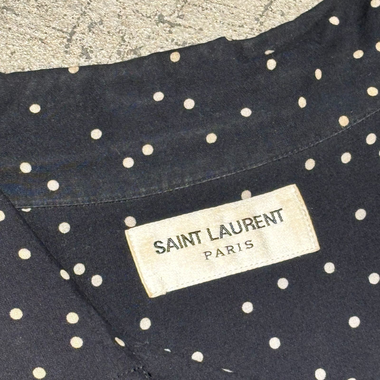 SAINT LAURENT PARIS サンローランパリ 16SS オープンカラーシャツ