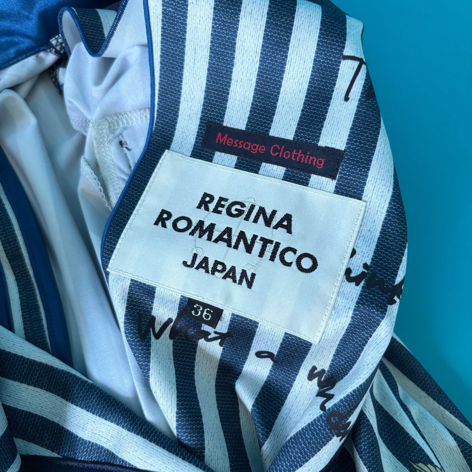 1362 REGINA ROMANTICOレジーナロマンティコ ネイビー×ホワイト