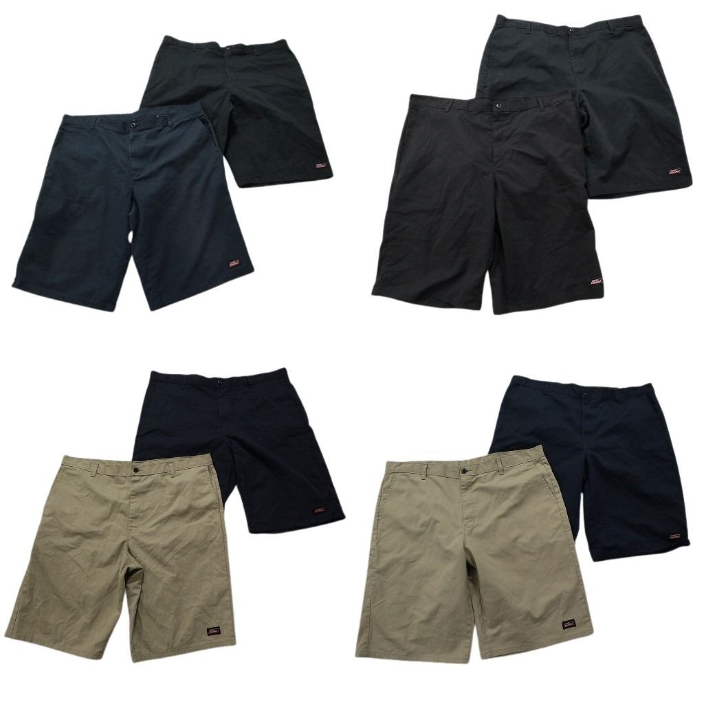 古着卸 ディッキーズ Dickies ワークショートパンツ 8枚セット メンズ 42 ブラック ネイビー ベージュ 古着 NA4864