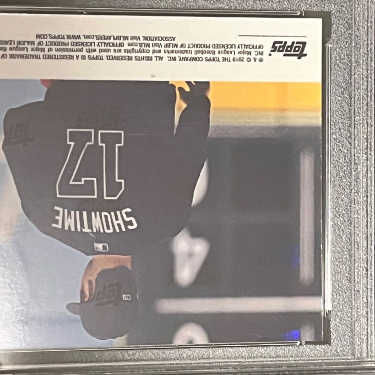 PSA10！激レア美品】大谷翔平ニックネームユニフォームカード 2019 