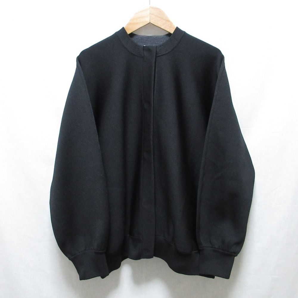 未使用 23AW ebure エブール ブライトダブルフェイス ニットブルゾン