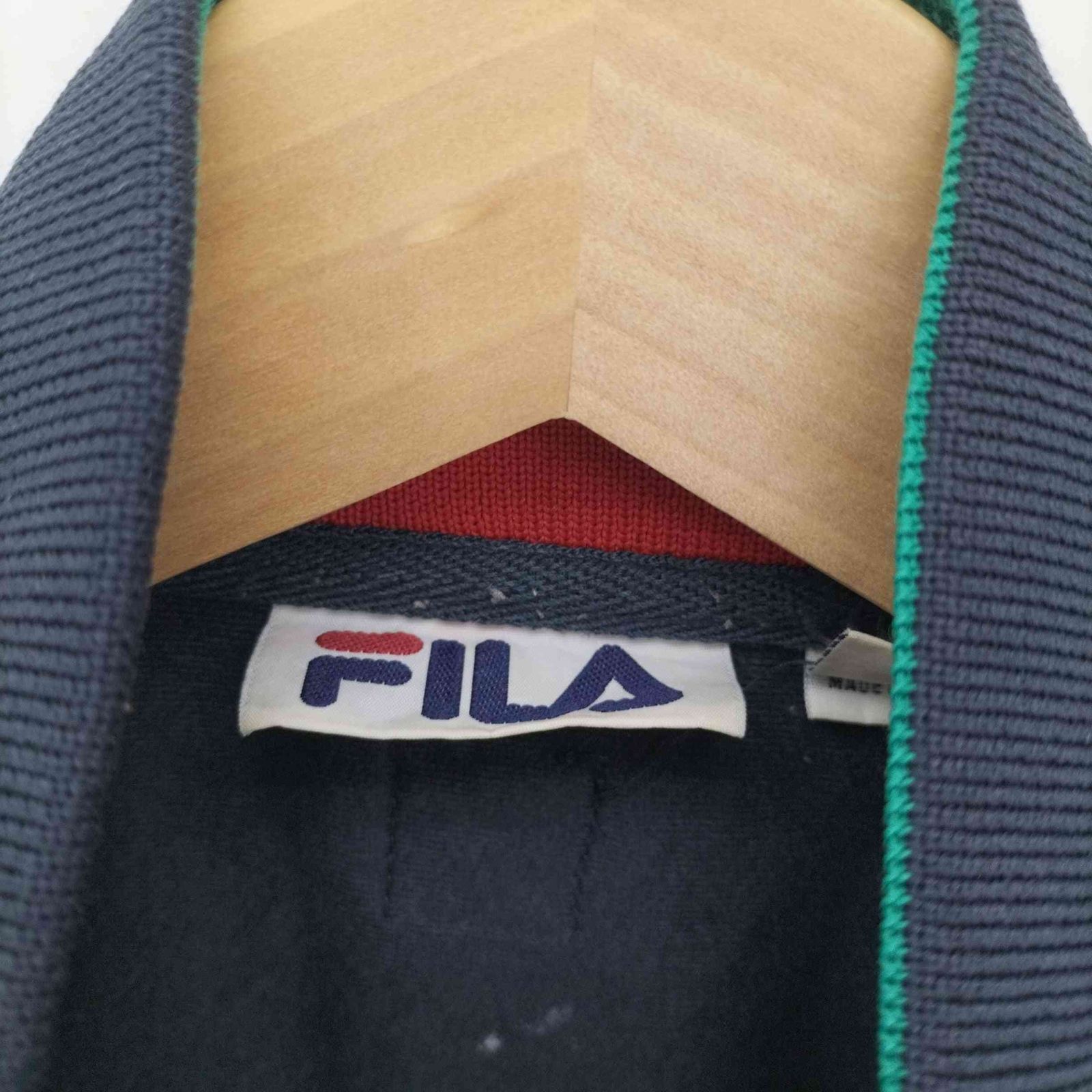 フィラ FILA ITALIA 国旗 フロント ワッペン 刺繍 サイドライン 