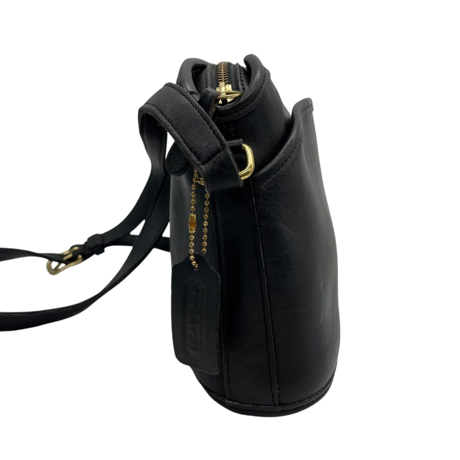 【希少カラー】オールドコーチCOACH クラブタンレザーショルダー 希少 COACH オールドコーチ ヴィンテージ ショルダーバッグ 黒