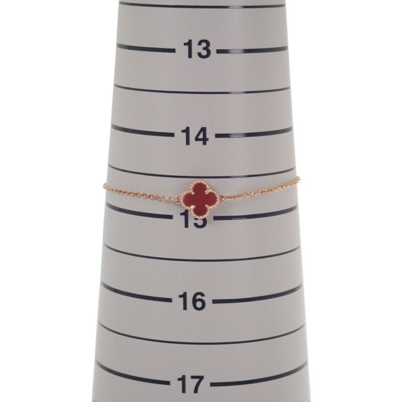 Van Cleef - Arpels Van Cleef - Arpels スウィートアルハンブラ VCARN59K00 ブレスレット K18ピンクゴールド カーネリアン レディース Aランク ジュエリー SIROKUMA-CORPORATION_COM