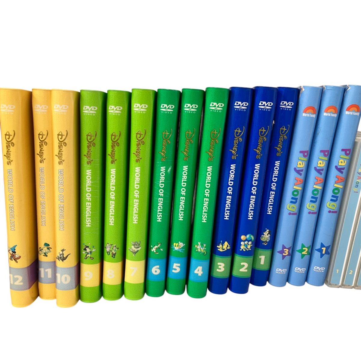 ディズニーワールドファミリー　DVD 1-12 DWE 英語教材 ディズニーワールドオブイングリッシュ DWE 英語 DVD 12枚セット