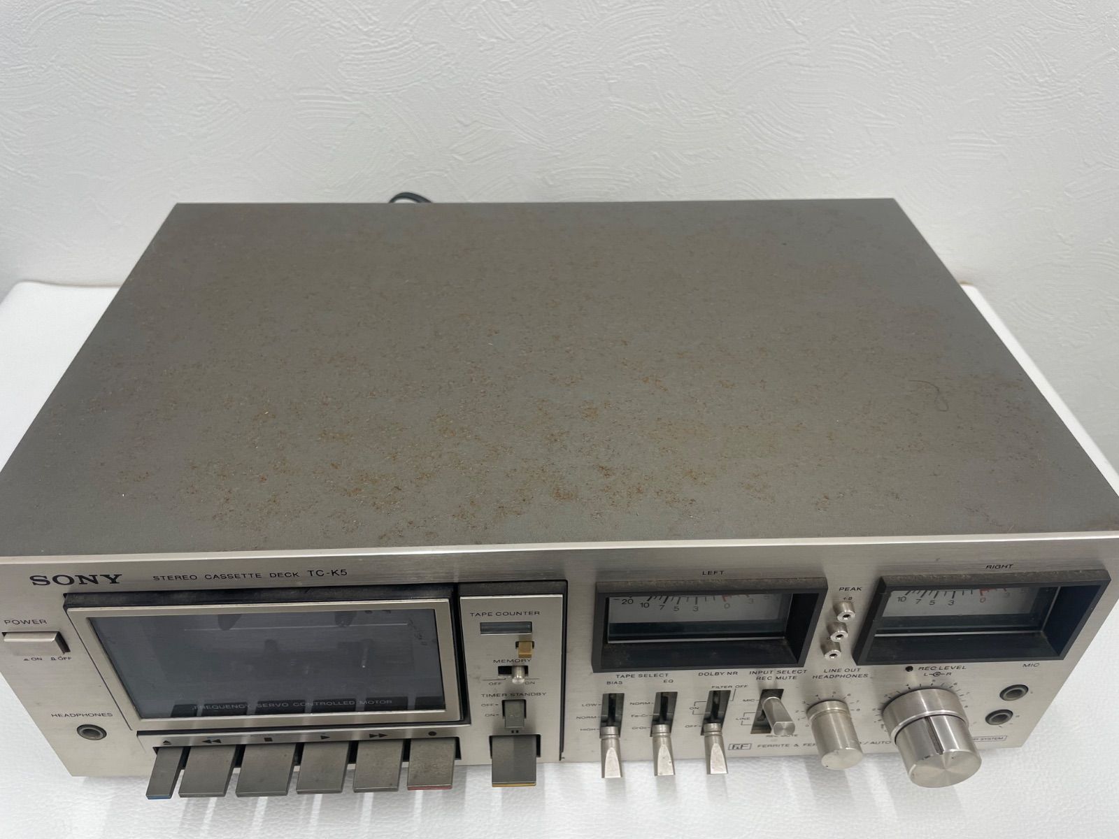 SONY ソニー ステレオカセットデッキ TC-K5 【ジャンク】 - メルカリ