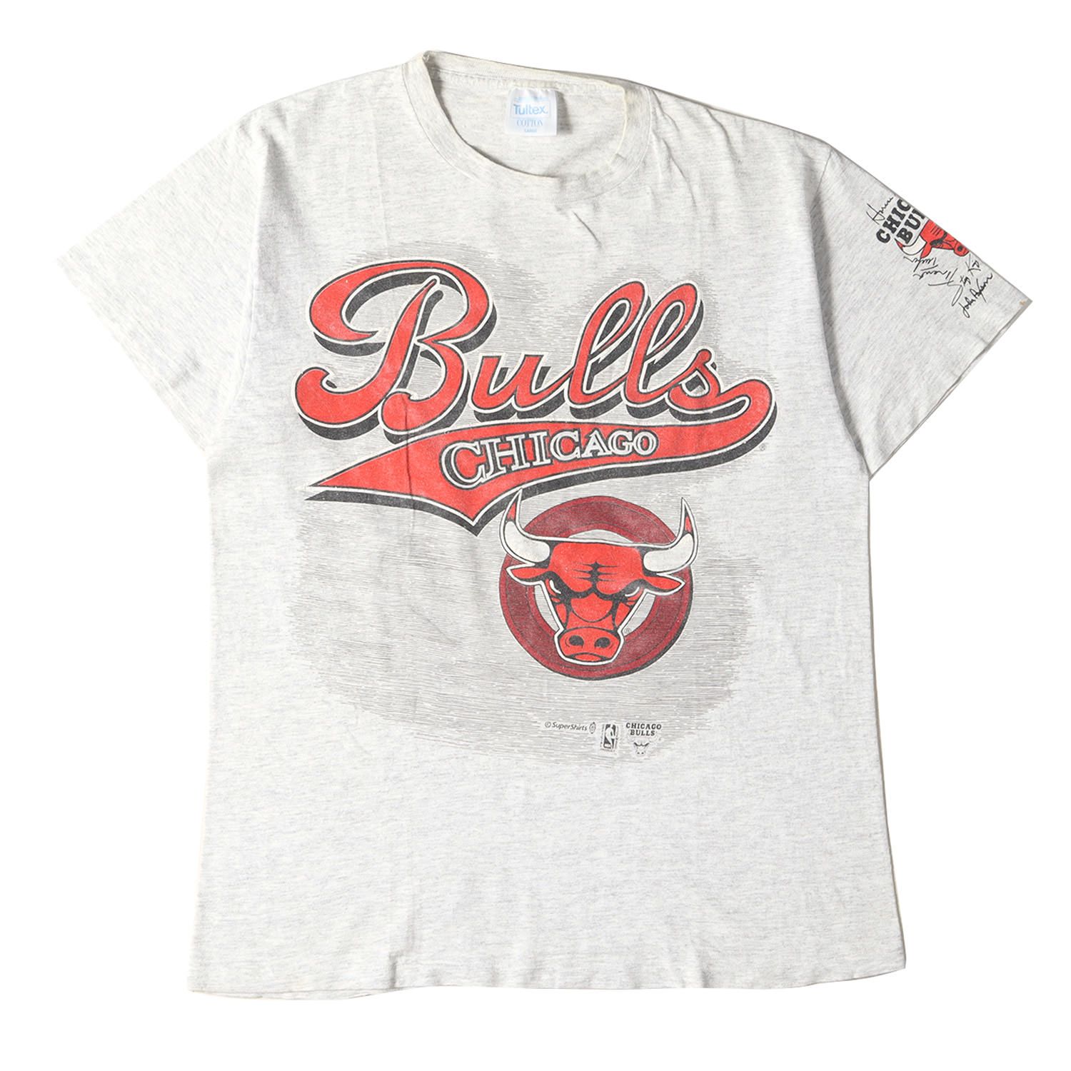 NBA シカゴ・ブルズ クルーネック Tシャツ TULTEXボディ / USA製 90s 