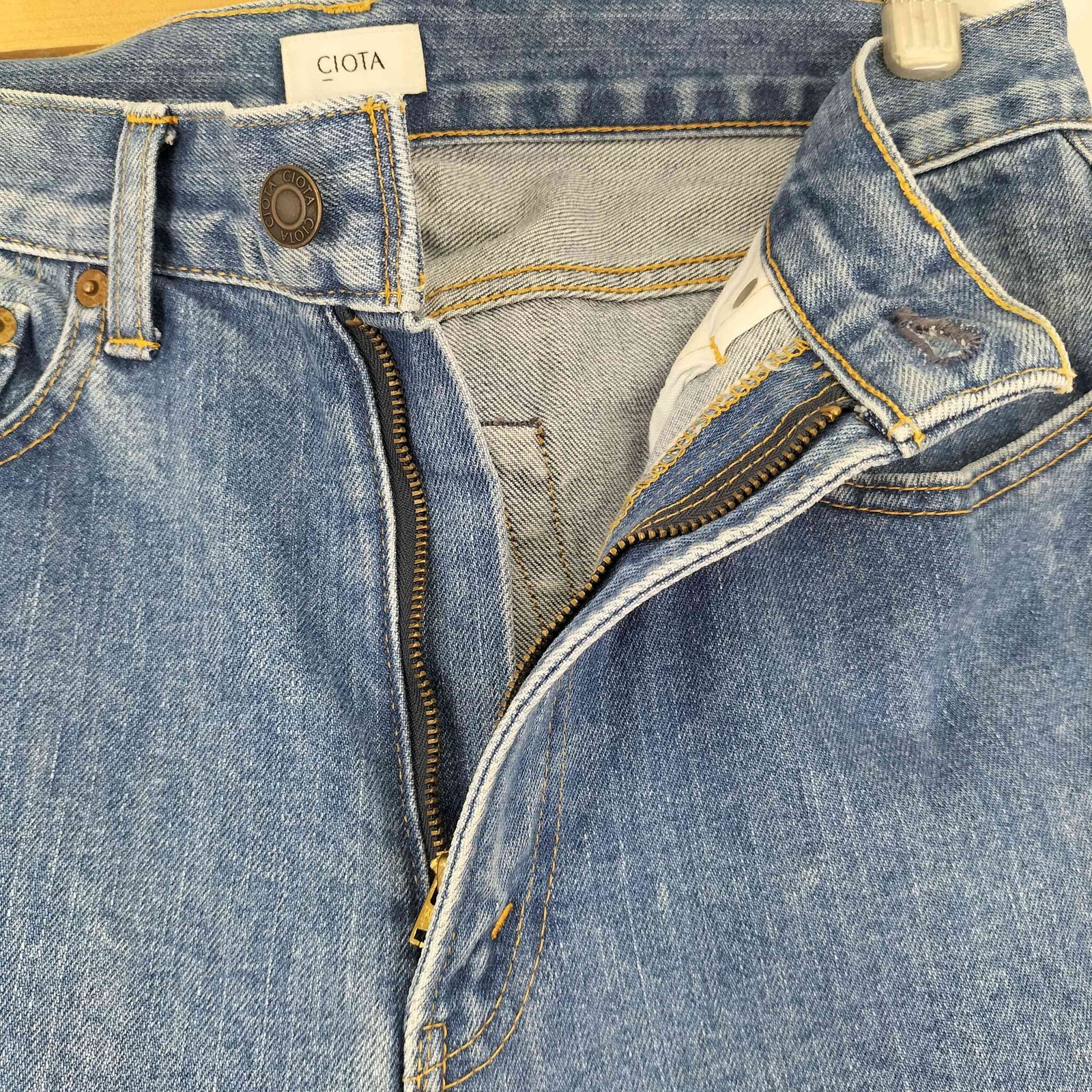 シオタ CIOTA インディゴ スビンコットン 13.5oz テーパードデニム 