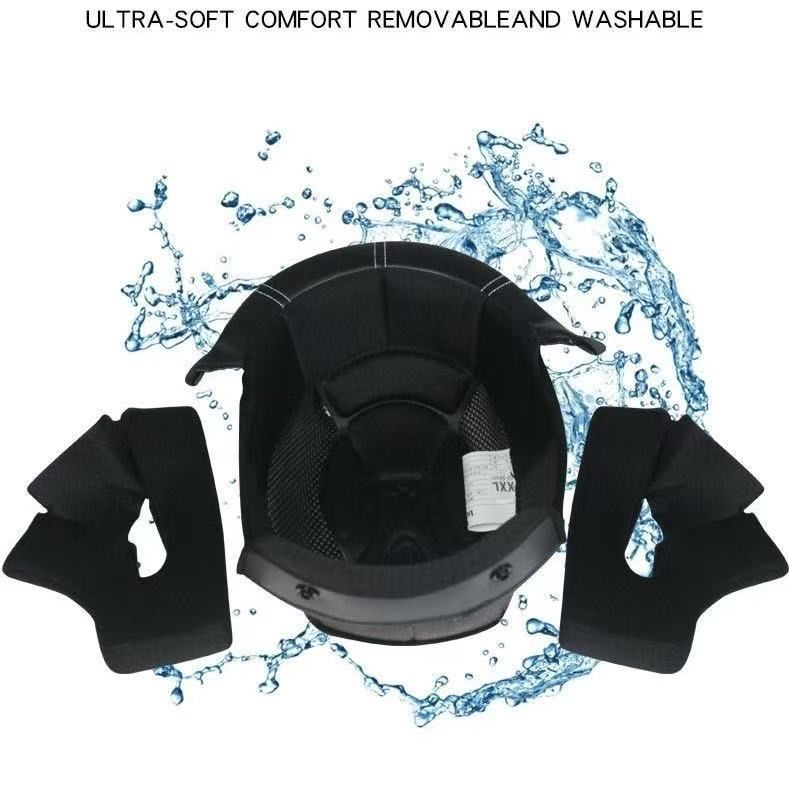 voss ヘルメット　グレー　ゴーグルバイザーセット　XXL（61-62cm） VOSSフルフェイスヘルメット ゴーグル付き トレロハーレー
