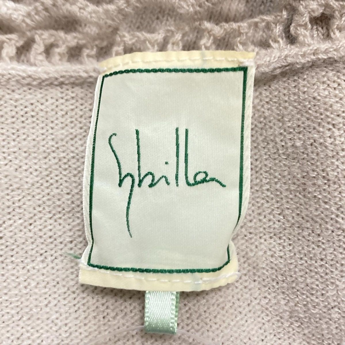 Sybilla - Sybilla(シビラ) カーディガン サイズM レディース - アイボリー 長袖 Sybilla(シビラ) カーディガン サイズM レディース - ベージュ