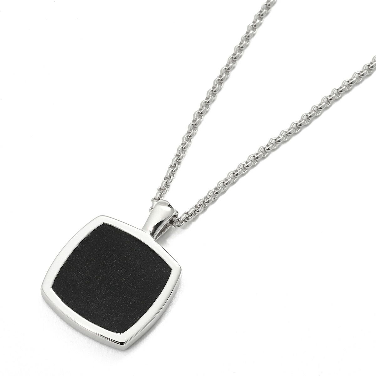 新品 トムウッド TOMWOOD ネックレス Pendant Onyx シルバー 21.5