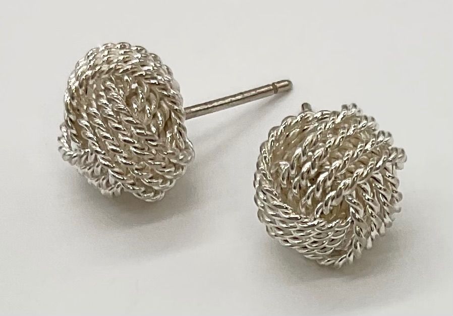ティファニー　ピアス　サマセット　ツイストノット　メッシュボール 現状品】TIFFANY&CO. ティファニー ピアス サマセット メッシュボール