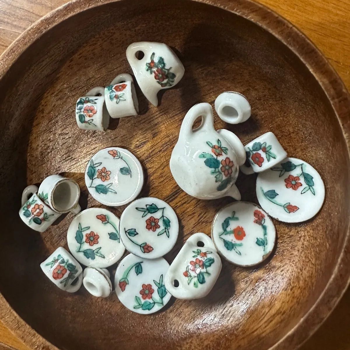 ミニチュアティーセット 磁器 花柄 【公式通販】