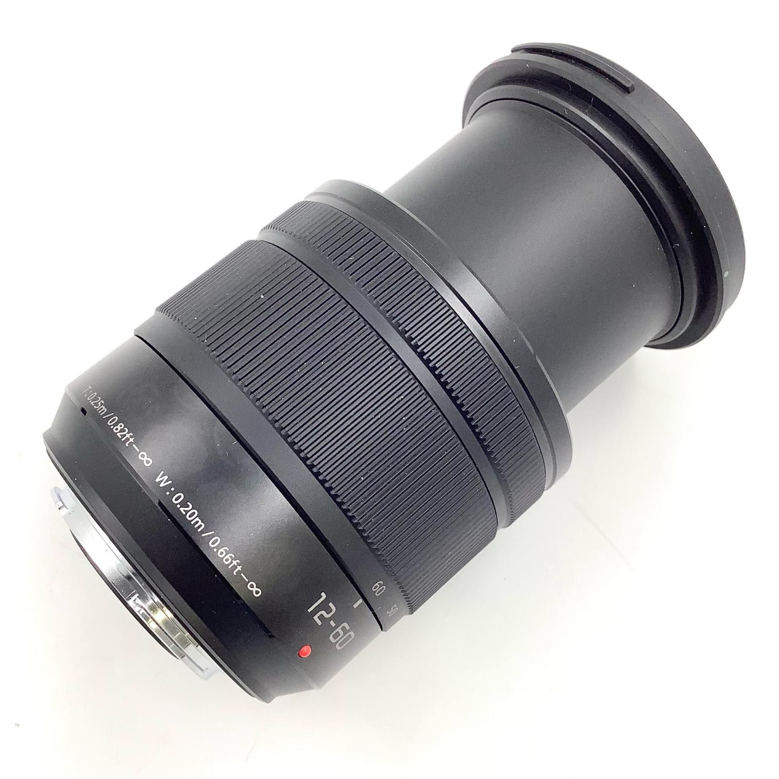 安定感のある Panasonic LUMIX G VARIO 12-60mm|F3.5-5.6 ASPH.|POWER O.I.S. H-FS12060 超 動作 済 全額返金保証 最速発送 人気アイテム揃い踏み！