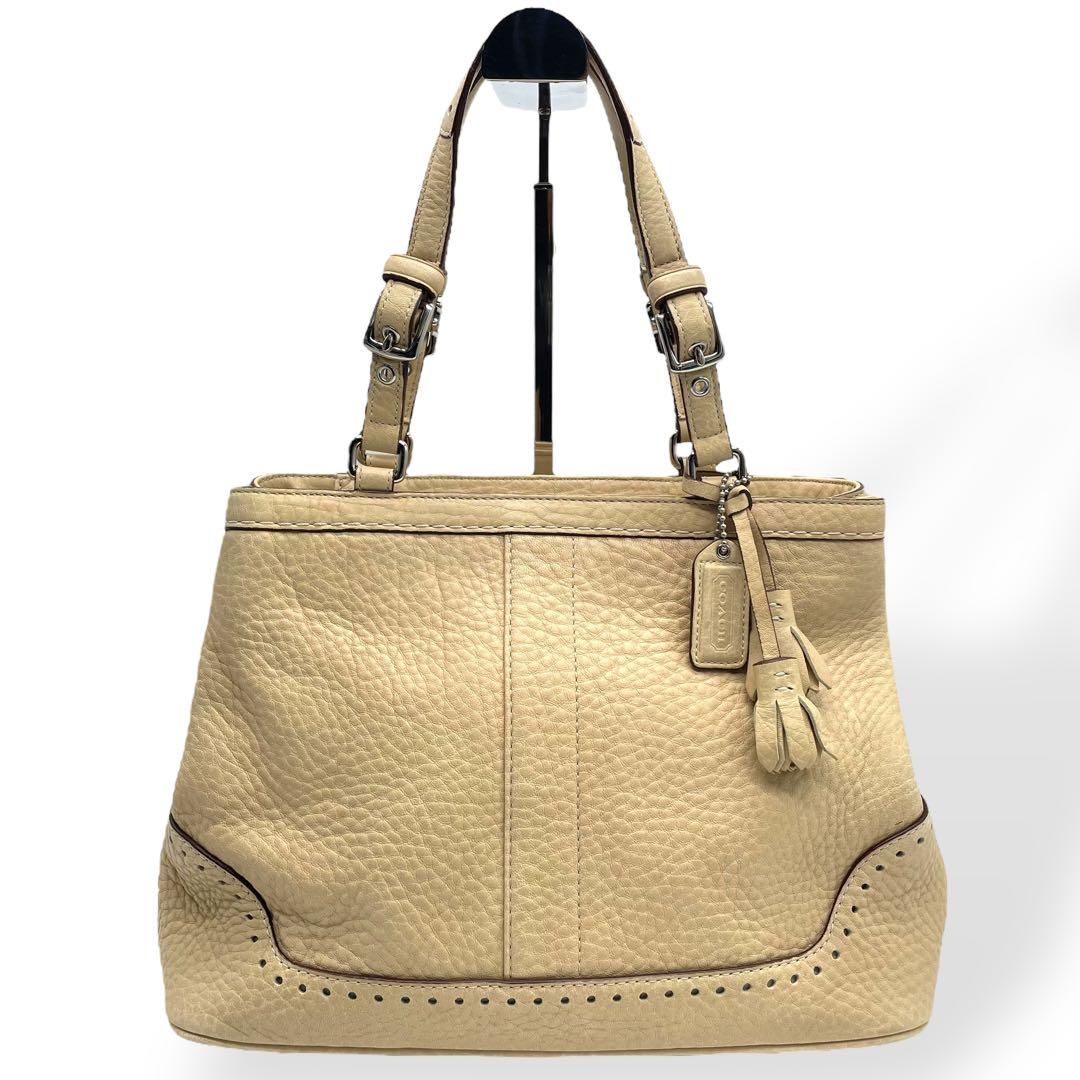 ✨【極美品】COACH/コーチ/レザー/トートバッグ✨ 極美品 COACH コーチ