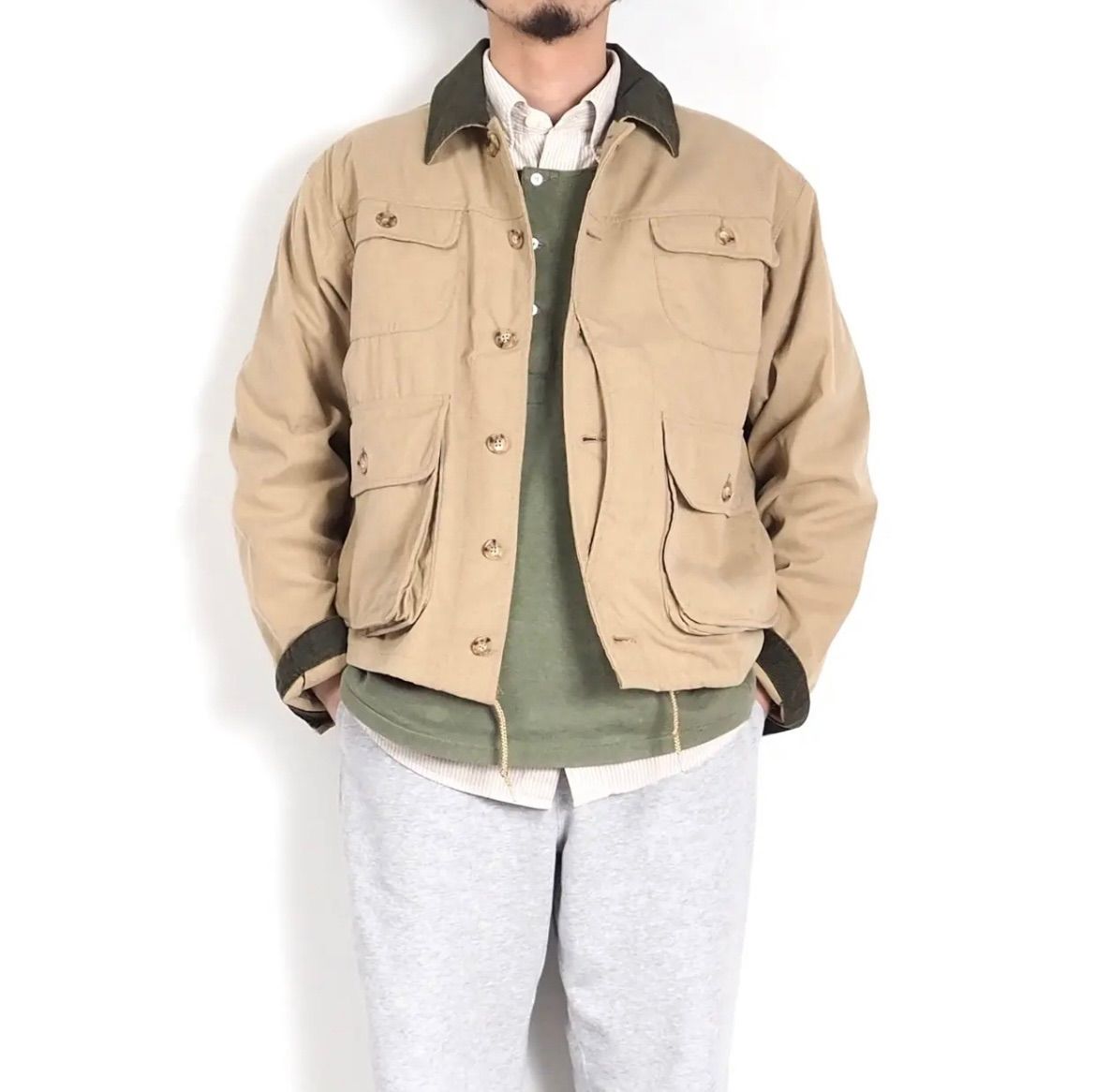 80s L.L.Bean【ハーフムーンポケット】FOREST KEEPER JACKET M 