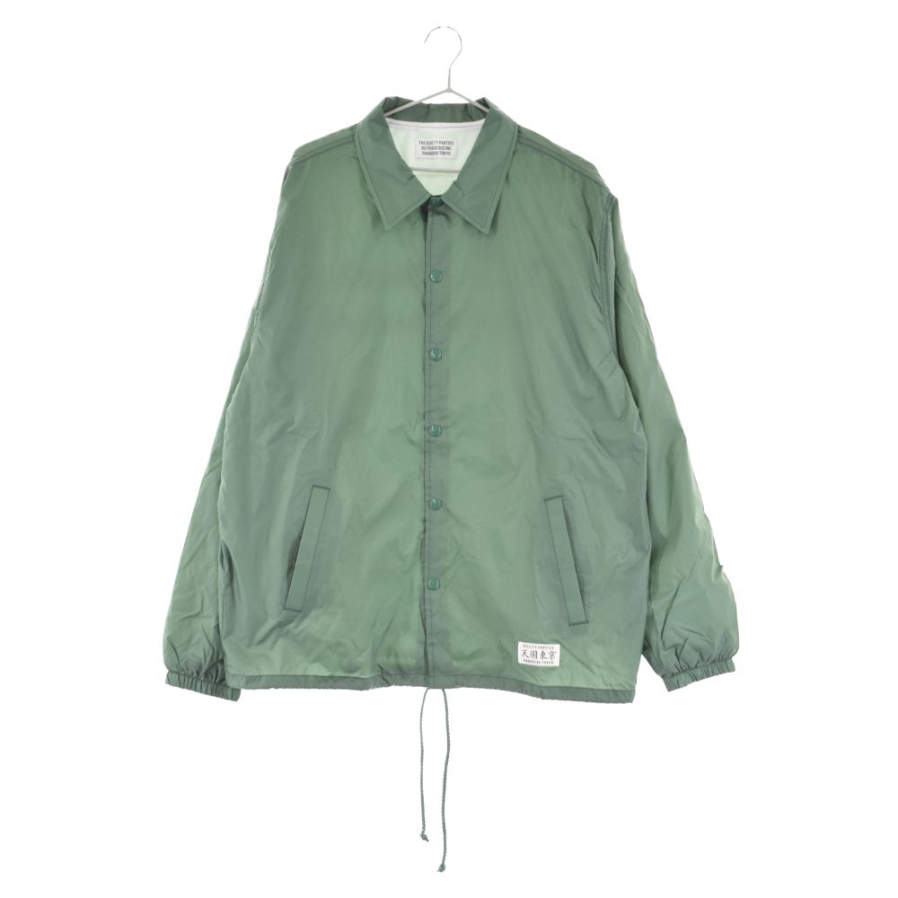 ワコマリア コーチジャケット グリーン M 23FWE-WMO-BL01 WACKO MARIA (ワコマリア) 23AW COACH JACKET 23FWE-WMO-BL01