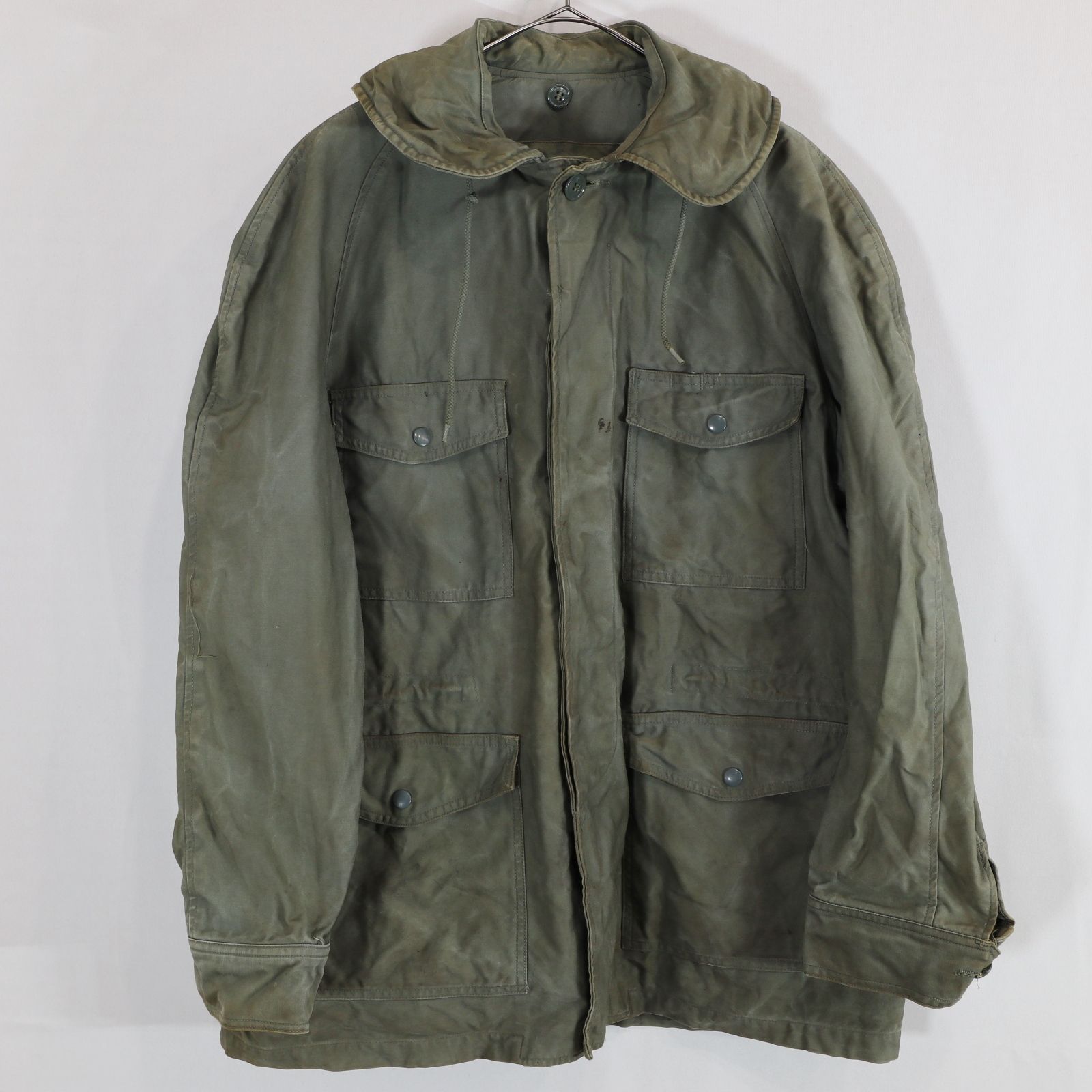 60s 米軍実物 US.AIR FORCE キャトルジャケット MIL-J-4883A 黒タグ 