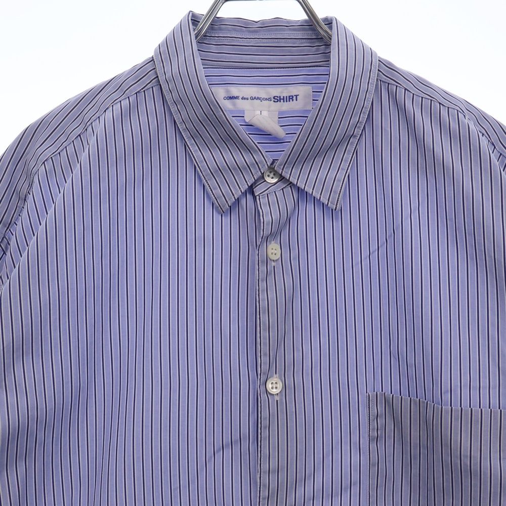 コムデギャルソンシャツ ストライプ長袖シャツ Mサイズ 90s COMME des