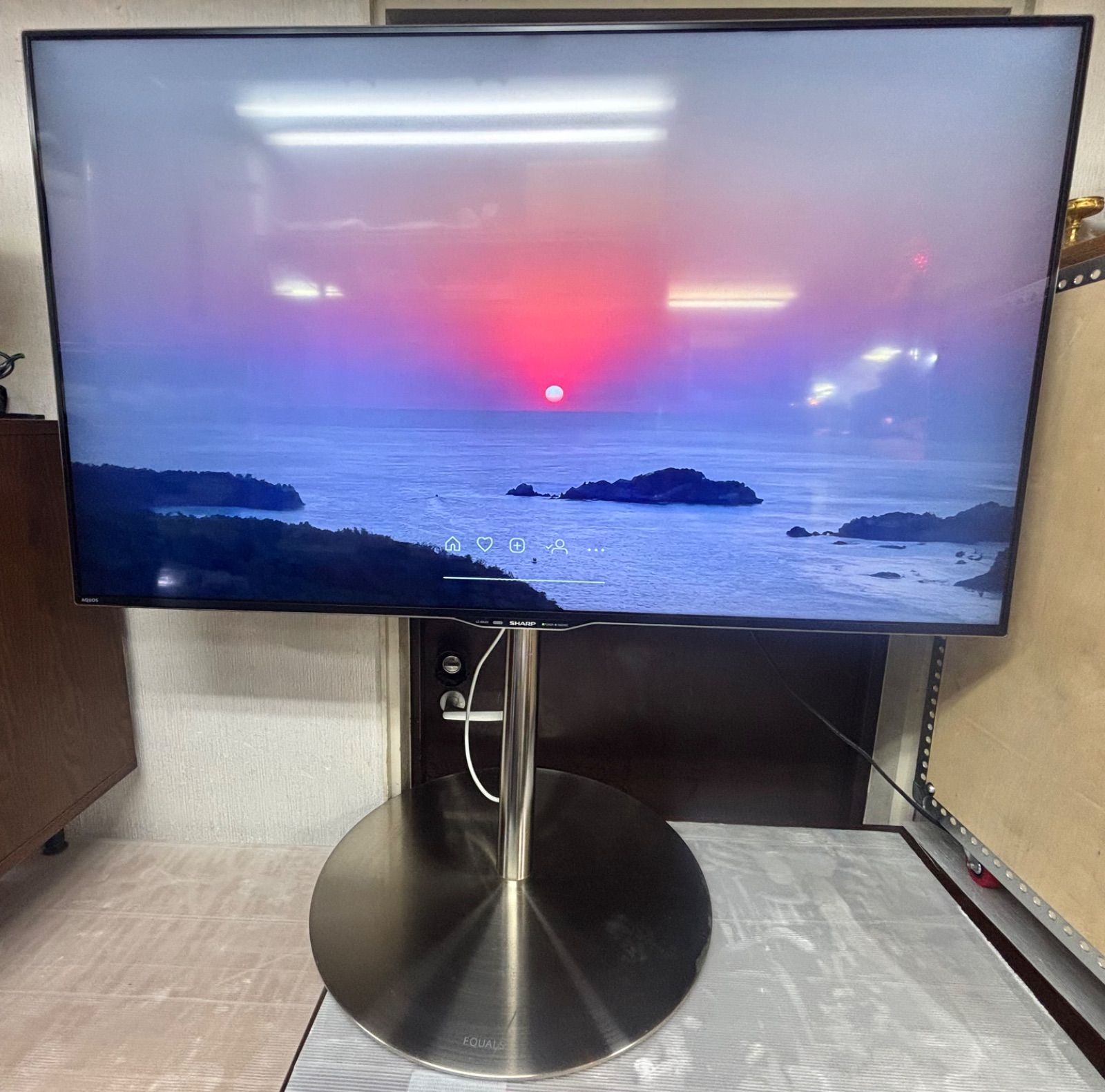 ◆SHARP 液晶テレビ 50inch EQUALSスタンド付き LC-50U20