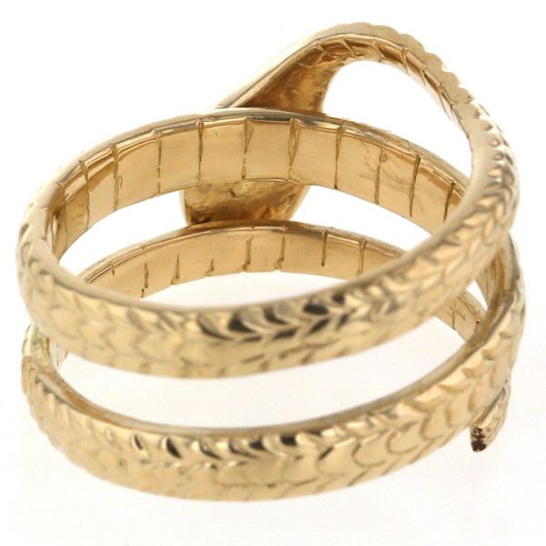 K18YGダイヤ0.10ct 透かしレース指輪11号新品仕上済 地金リング