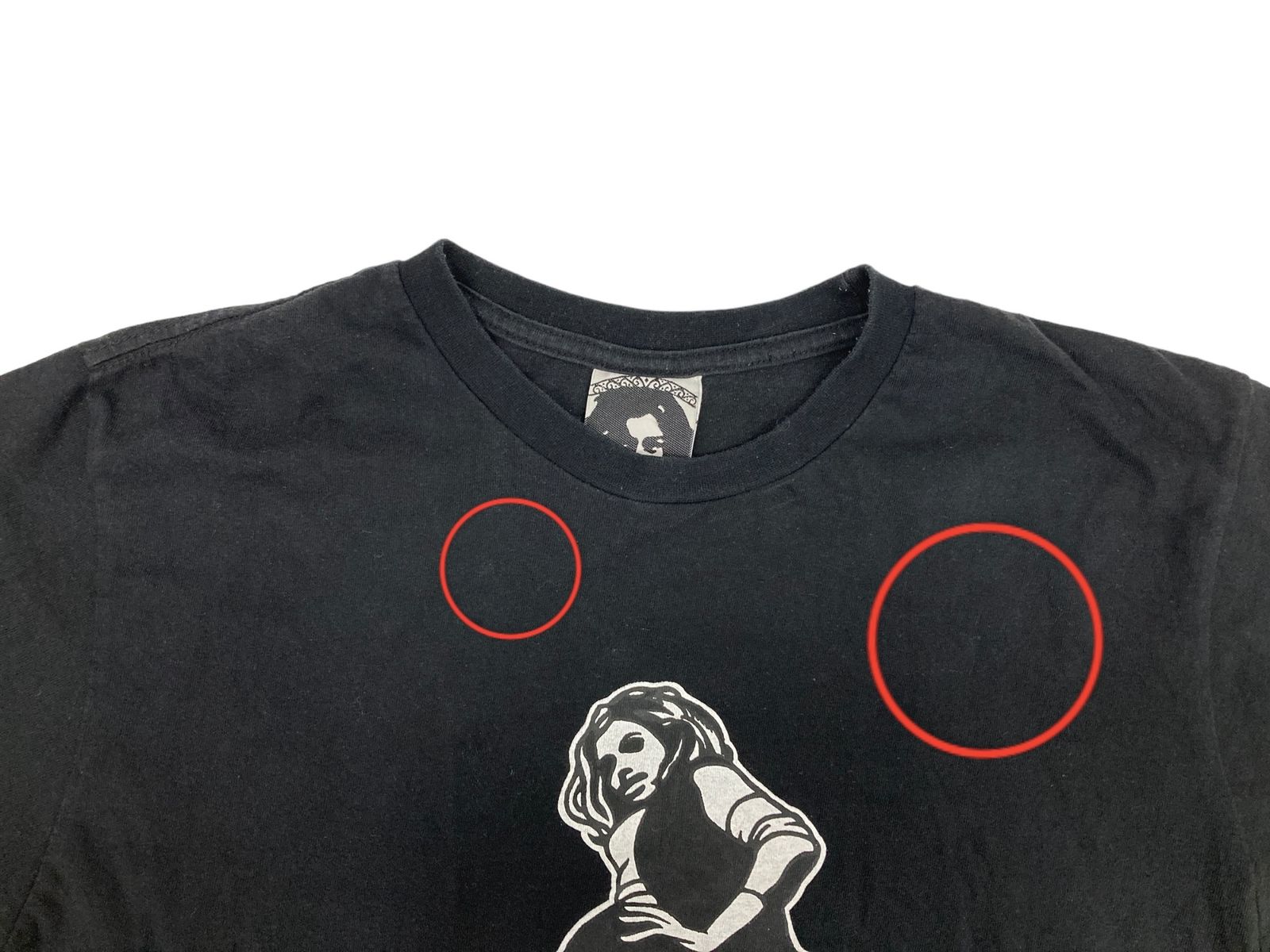 ヒステリックグラマー 初期アーカイブ Tシャツ スモーキングガール プリント SMOKING GIRL チビTシャツ|HYSTERIC GLAMOUR WOMEN | HYSTERIC