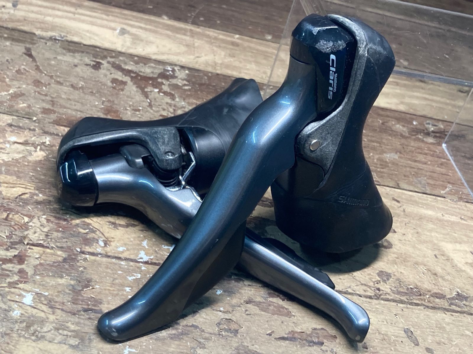 SHIMANO 2x8s Claris STIレバー FD セット IH614 シマノ SHIMANO