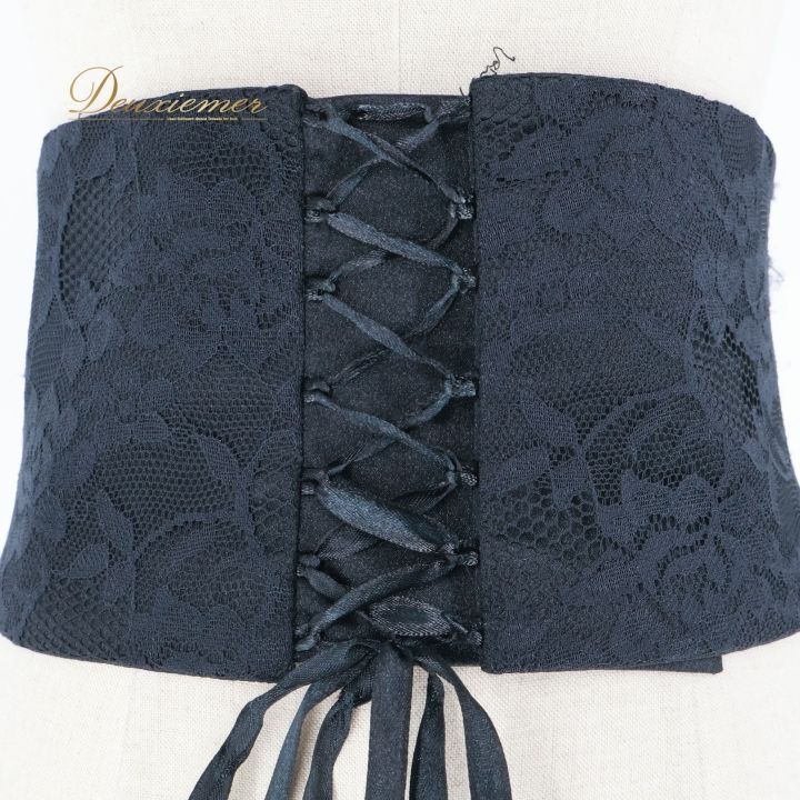 フラメンコ 衣装 ソニアジョーンズ SONIA JOHNES ベルト サッシュベルト コルセット 黒 レース リボン 編み上げ ブラック系 ダンス 発表会 パーティ フラメンコ ベルト ダンス衣装 コルセットベルト パーティ衣装 レースデザイン ブラックレース