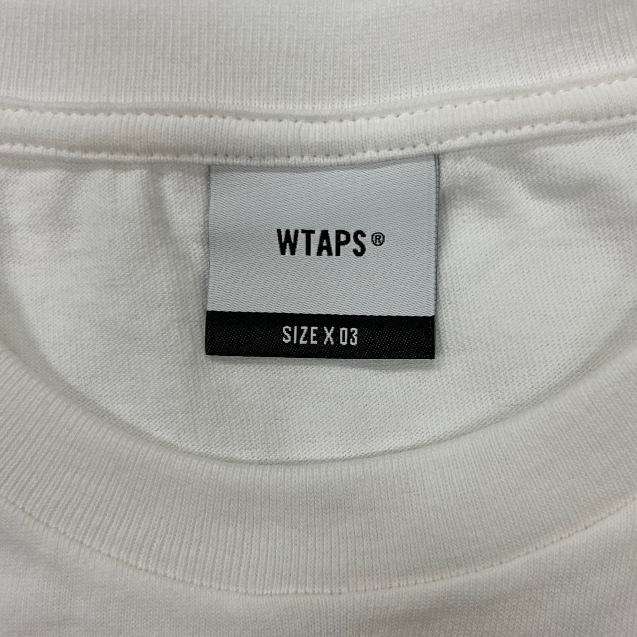 新品 WTAPS 23SS SIGN / SS / COTTON サイン ロゴプリント クルー