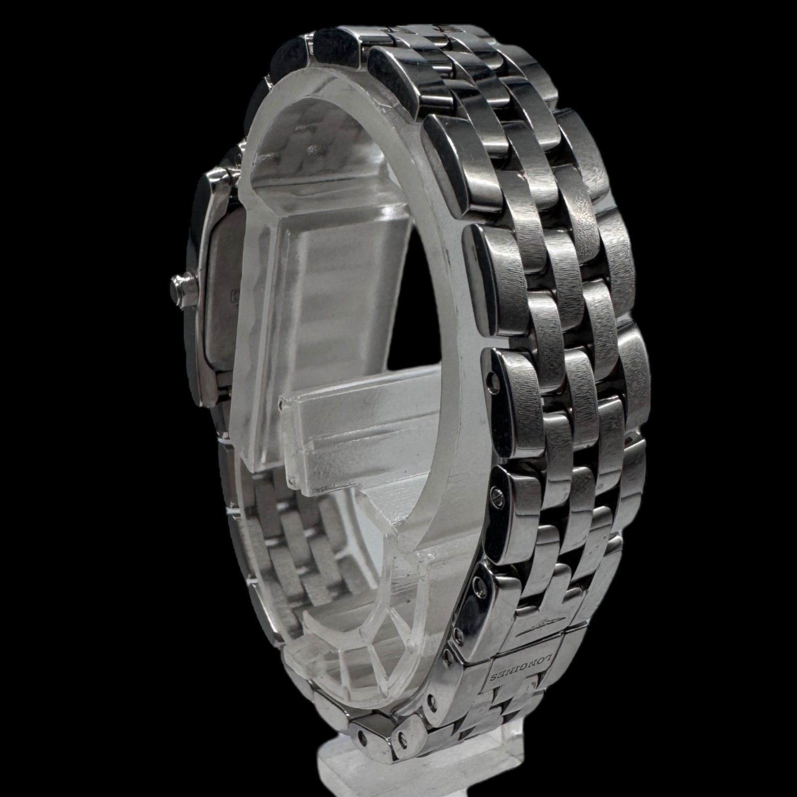 新品電池稼働 高級 LONGINES ロンジン 28P ダイヤベゼル