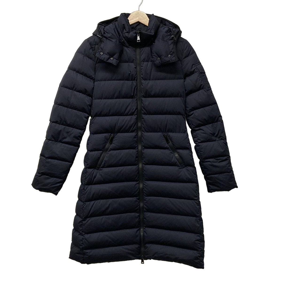 モンクレール　ダウン　ダークネイビー　M MONCLER(モンクレール) ダウンコート サイズ0 XS レディース