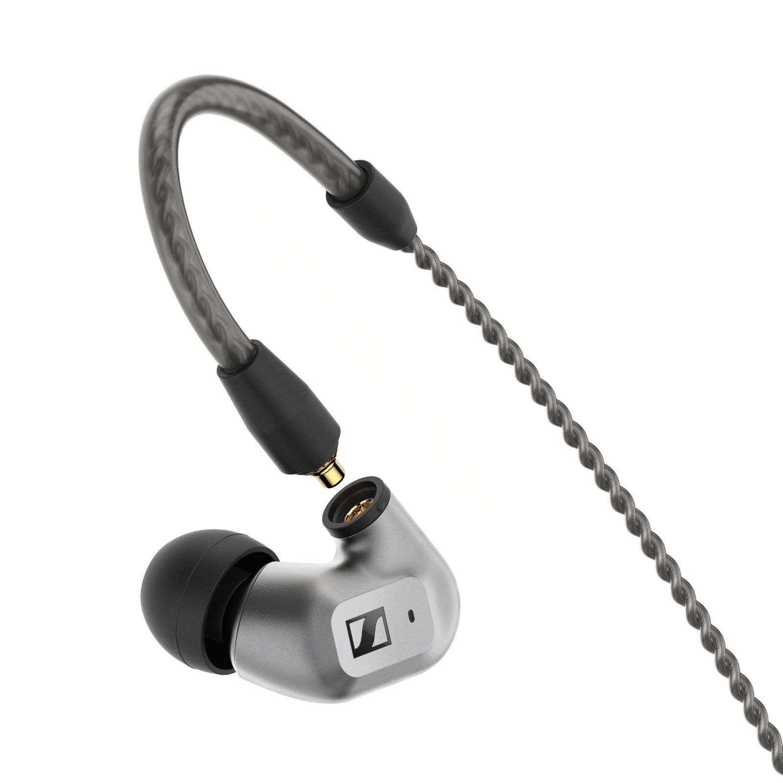 ゼンハイザー Sennheiser イヤホン 有線 IE 200 シルバー ダイナミック カナル型 オーディオファイル ゲーミング TrueResponseトランスデューサー ブレードケーブル イヤーフック イヤフォン 正規品