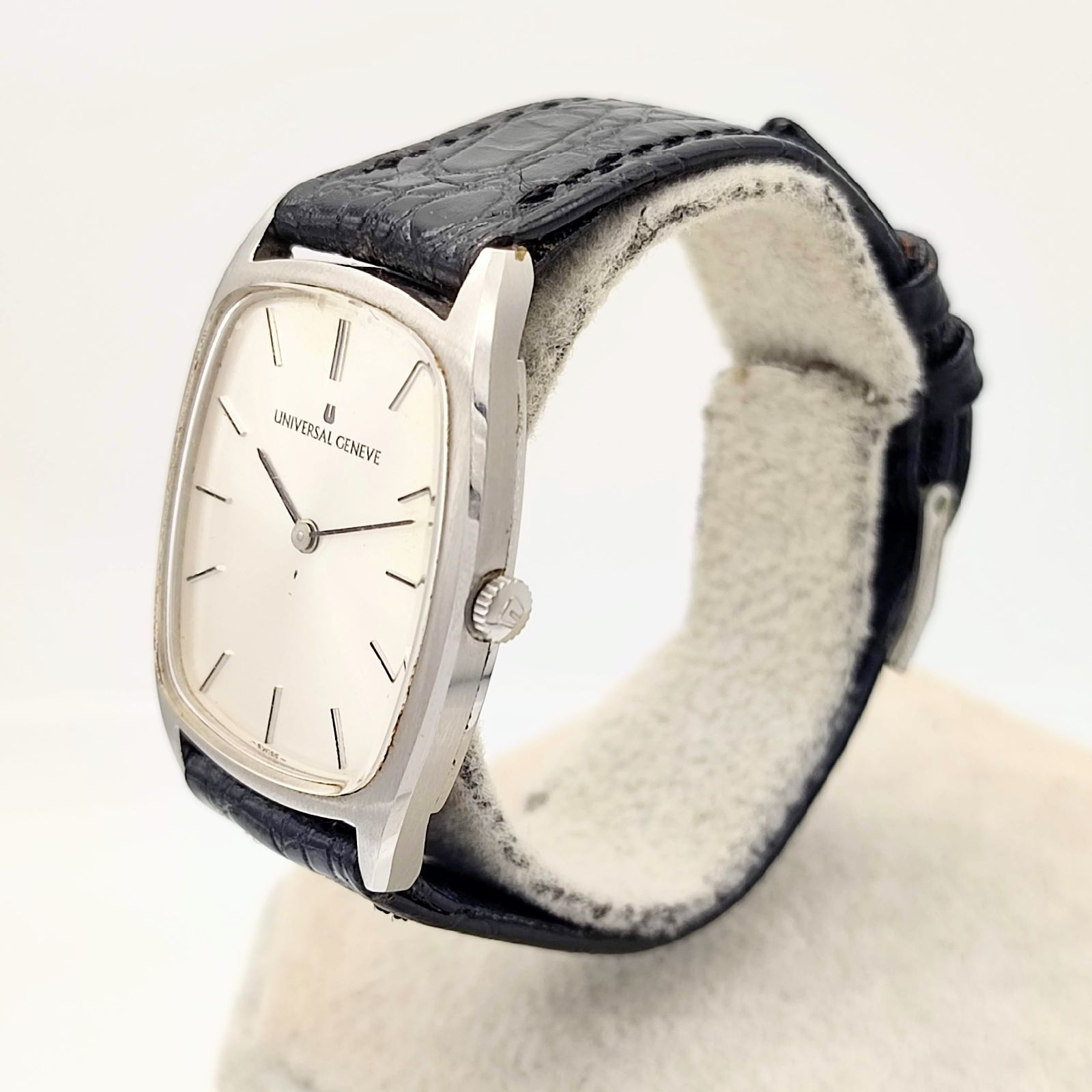 Universal Genve ユニバーサルジュネーブ 手巻き 白文字盤　メンズ 美品◎ユニバーサルジュネーブ ホワイト文字盤 メンズヴィンテージ