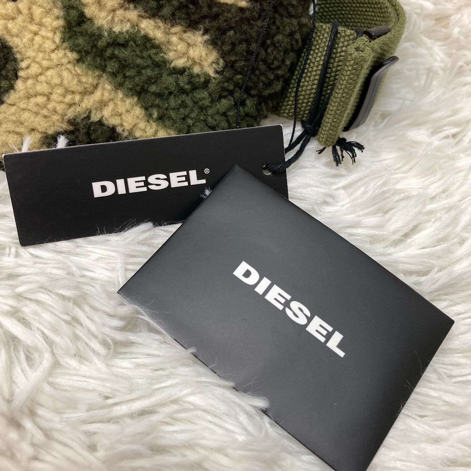 エ*ー様 【新品】DIESEL ウエストポーチ ウエストバッグ カモフラ 迷彩 DIESEL ディーゼル ウエストポーチ ベルトバッグ 鞄 メンズ ワン