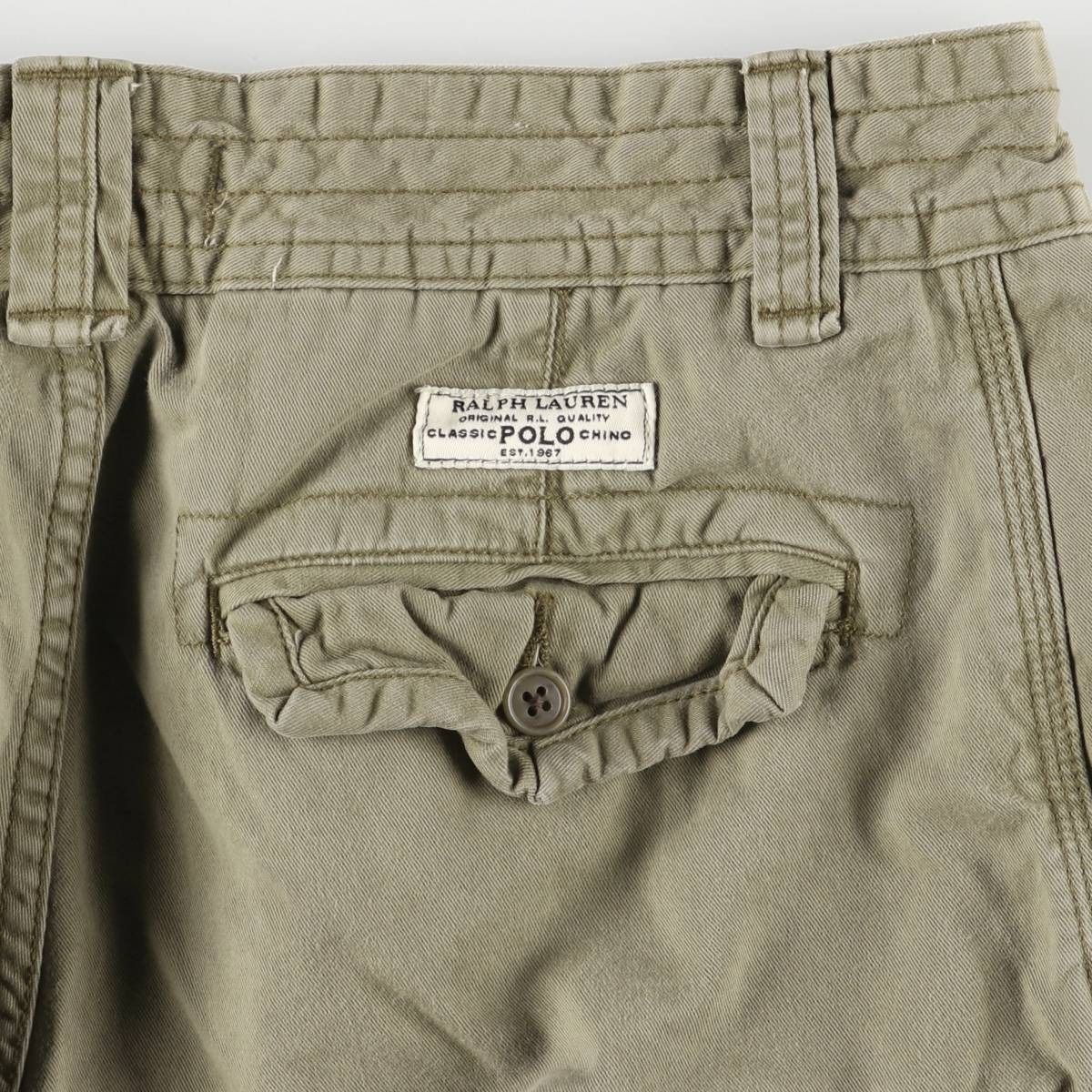 POLO RALPH LAUREN ラルフローレン　 コーデュロイパンツ　古着 90s ラルフローレン 2タックコーデュロイパンツ 細畝 ブラウン
