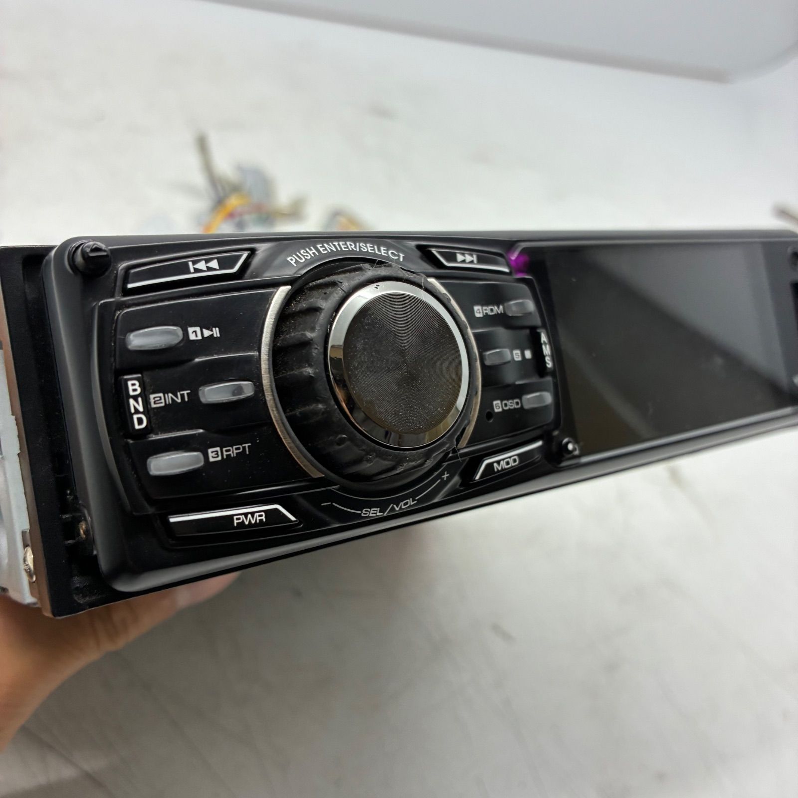 WOWAUTO JT-9112 1DIN 汎用 カーオーディオ デッキ チューナー CD DVD フロント USB AUX プレイヤー 3インチ P71441 LAWEED_CL